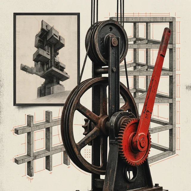 Systeme und Hebel Art Prints